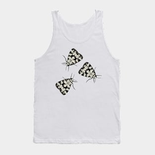 Lack and white butterflies Tank Top